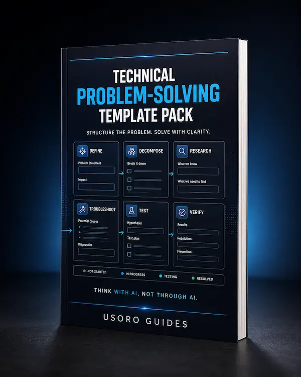 Technical Problem-Solving Template Pack