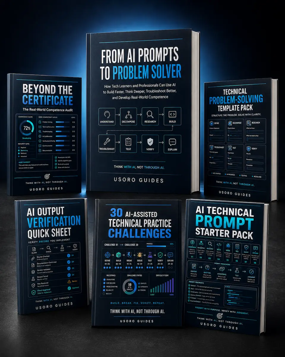 From AI Prompts to Problem Solver complete Usoro Guides bundle